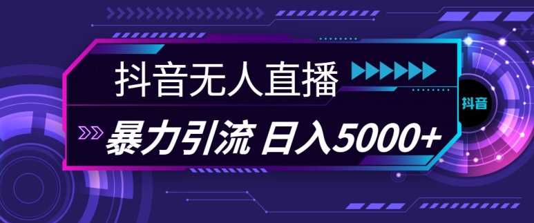 抖音快手视频号全平台通用无人直播引流法，利用图片模板和语音话术，暴力日引流100+创业粉【揭秘】-UMuse轻创网