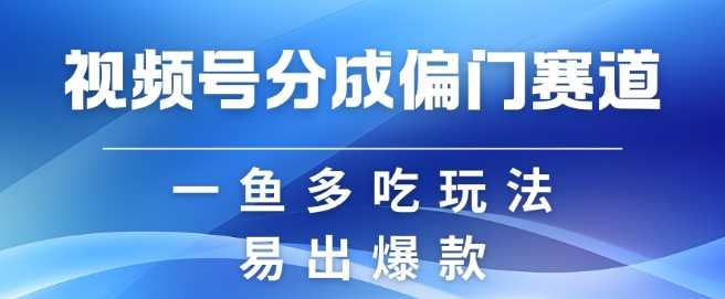 视频号创作者分成计划偏门类目，容易爆流，实拍内容简单易做【揭秘】-UMuse轻创网