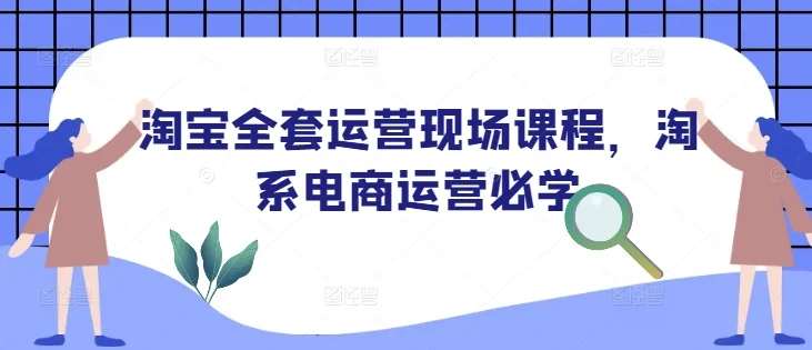 淘宝全套运营现场课程，淘系电商运营必学-baomabang.cn