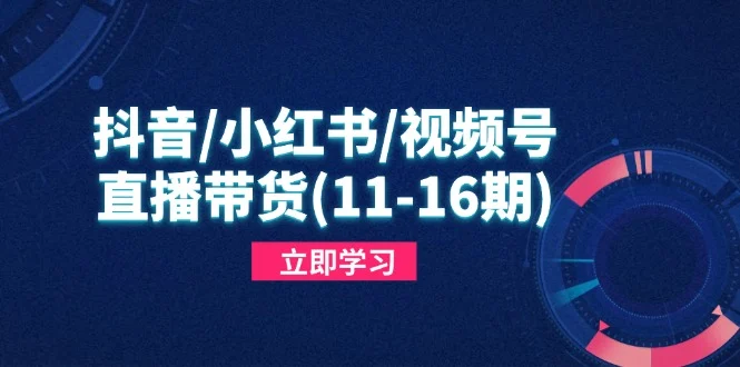 抖音/小红书/视频号/直播带货(11-16期-U·Muse