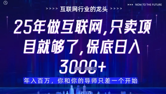 什么！25年你还在找项目做？风口早就变了，卖项目才是稳挣不赔【揭秘】-UMuse轻创网