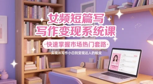 女频短篇写作变现系统课，快速掌握市场热门套路，实现从写作小白到变现达人的蜕变-UMuse轻创网