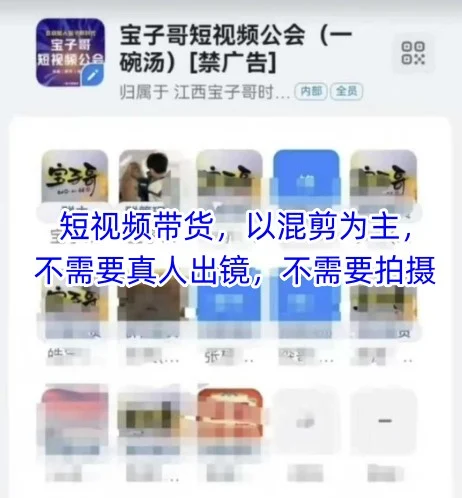 宝子哥头部团队短视频带货，以混剪为主，不需要真人出镜，不需要拍摄【更新】-UMuse轻创网