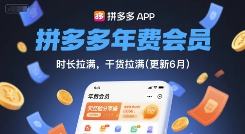 拼多多年费会员，实经验分享操，时长拉满，干货拉满(更新6月)-VHermes轻创网