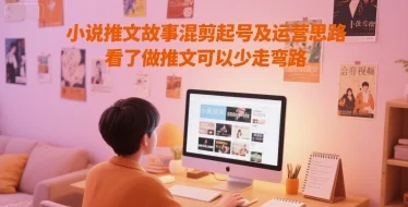 小说推文故事混剪起号及运营思路，看了做推文可以少走弯路-VHermes轻创网