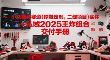 小众暴利赛道(球鞋定制，二创项目)实体+私域2025王炸组合  交付手册-VHermes轻创网
