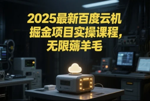 2025最新百度云机掘金项目实操课程单窗口保底5-10元月收益单窗口150+【揭秘】-VHermes轻创网