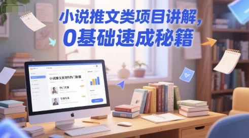 小说推文类项目讲解，0 基础速成秘籍-UMuse轻创网
