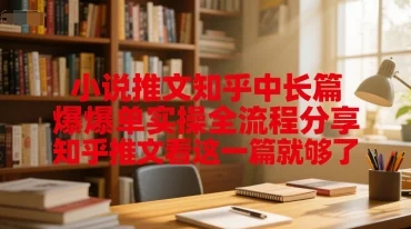 小说推文知乎中长篇爆单实操全流程分享，知乎推文看这一篇就够了-UMuse轻创网