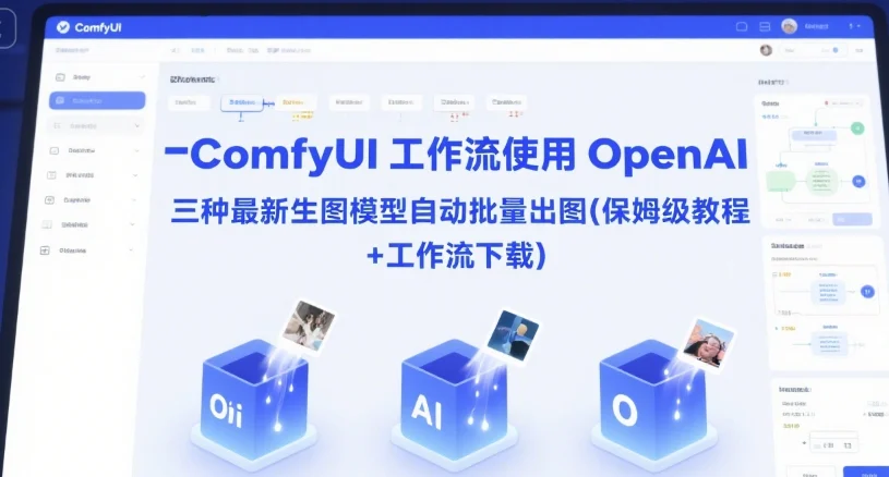 ComfyUI 工作流使用 OpenAI 三种最新生图模型自动批量出图(保姆级教程+工作流下载)-UMuse轻创网