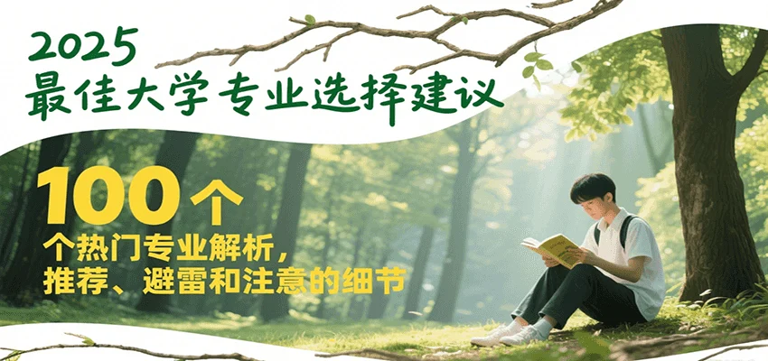 2025最佳大学专业选择建议，100个热门专业解析，推荐、避雷和注意的细节-UMuse轻创网