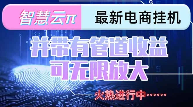 智慧云π电脑挂机单机每天收益300—500+ 并带有团队管道收益 可无限放大-UMuse轻创网