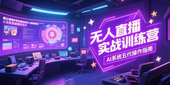 无人直播实操训练营，从设备搭建到话术，AI系统五代操作指南(7月更新-UMuse轻创网