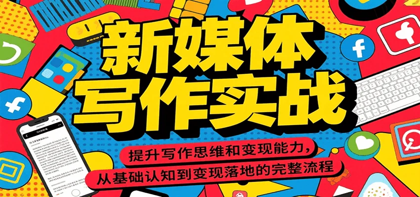 新媒体写作实战，提升写作思维和变现能力，从基础认知到变现落地的完整流程-UMuse轻创网