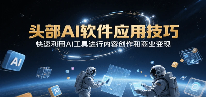 头部AI软件应用技巧，快速利用AI工具进行内容创作和商业变现-UMuse轻创网