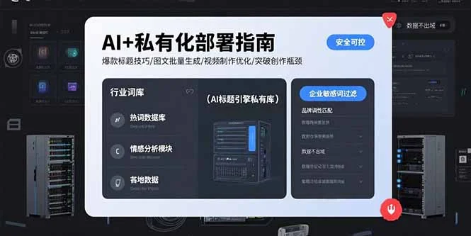 AI+私有化部署指南 爆款标题技巧/图文批量生成/视频制作优化/突破创作瓶颈-UMuse轻创网