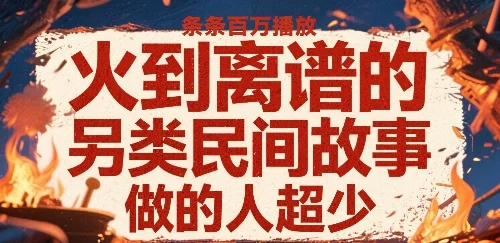 火到离谱的另类民间故事，条条百W播放，做的人超少-UMuse轻创网