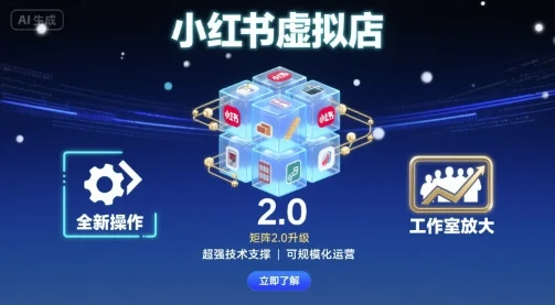 小红书虚拟店矩阵2.0，全新操作，超强技术，可工作室放大-U·Muse