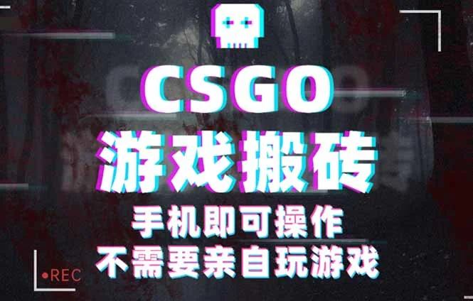 CSGO游戏挂机捡漏，单日扫货500+，年底小高峰上车可吃肉，手机即可操作…-U·Muse