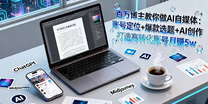 百万博主教你做AI自媒体：账号定位+爆款选题+AI创作 打造高转化账号月赚5w-U·Muse
