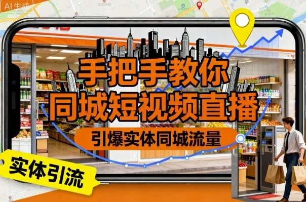 手把手教你同城短视频直播，引爆实体同城流量-U·Muse
