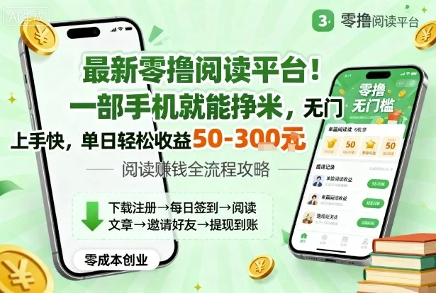 最新零撸阅读平台！一部手机就能挣米，无门槛上手快，单日轻松收益50-3张【揭秘】-U·Muse