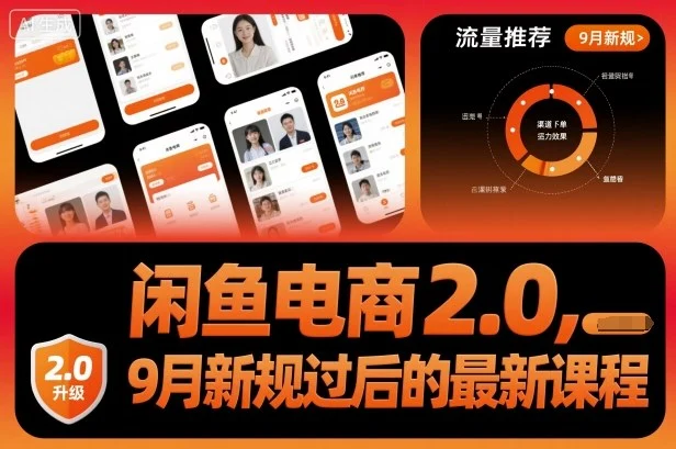 闲鱼电商2.0,9月新规过后的最新课程-UMuse轻创网