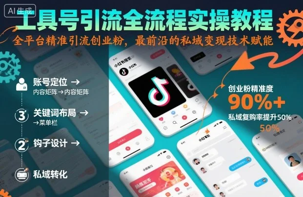 工具号引流全流程保姆级实操教程,全平台精准引流创业粉,最前沿的私域变现技术赋能-UMuse轻创网